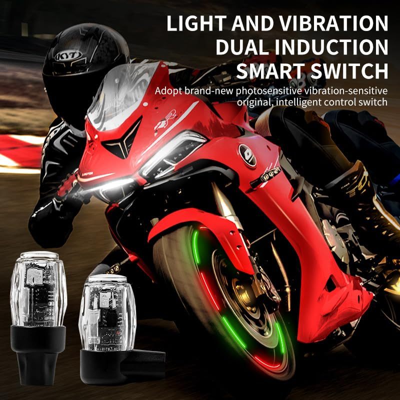 Coocoe LED Tire Valve Lights kit